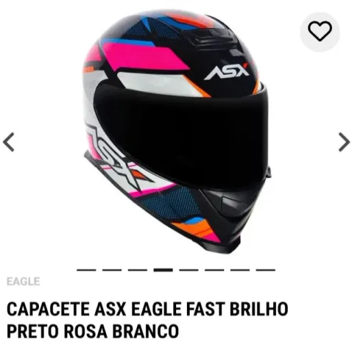 CAPACETE ASX + VISEIRA EXTRA