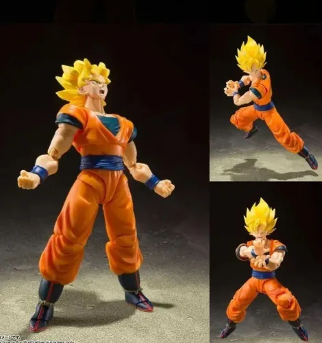 Action Figure Goku SSJ Original da Bandai