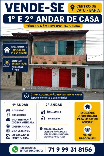CASA CENTRO DE CATU-BA