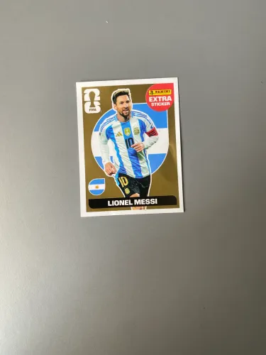 Figurinha legend 2026 - Messi dourado (Gold)