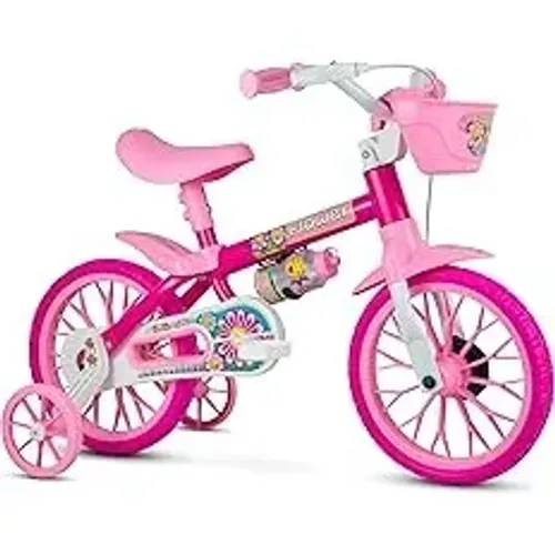 Bicicleta Aro 12 Infantil Feminina Flower