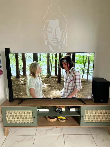 Tv 58 polegadas + soundbar