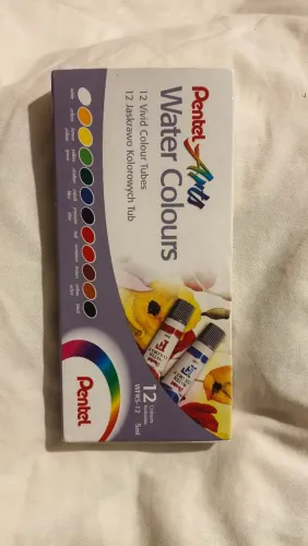 Tinta aquarela Pentel Arts 12 cores