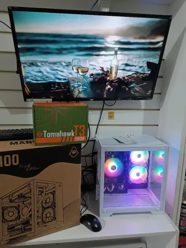 Pc Gamer AQUÁRIUM I7 Branco Luxo Novo c/ Garantia
