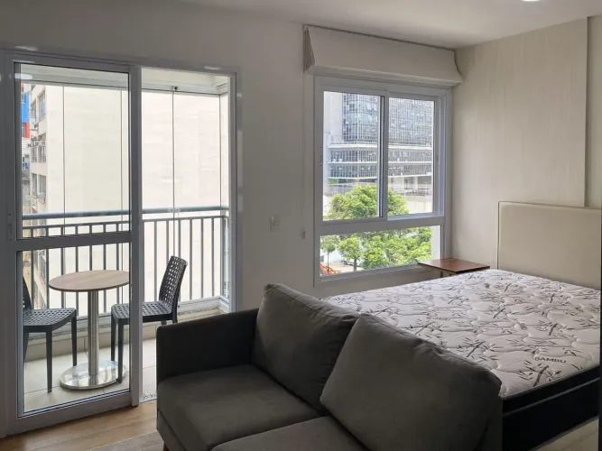 Apartamento com 1 Quarto para alugar, 25m² - Bela Vista