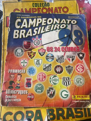 Álbum Brasileirão 1998 completo