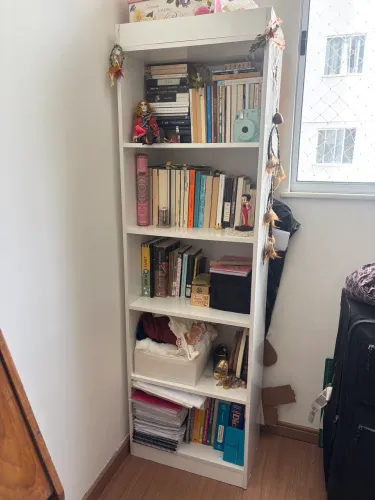 estante livreiro MDF branco