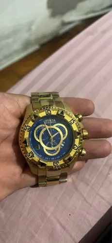 Invicta excursion banhado a ouro 