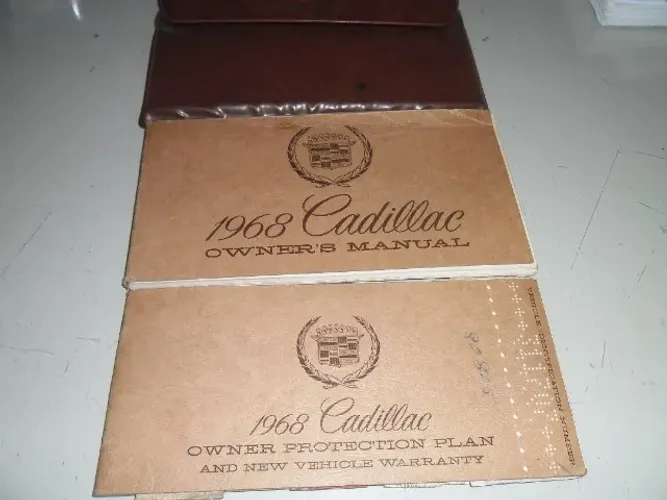 cadillac 1968 manual proprietário original