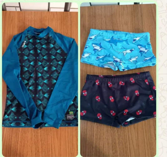 Roupa de banho menino 6 anos