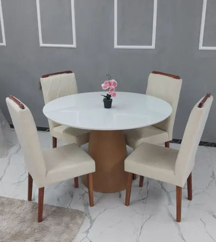 Conjunto Mesa Redonda Diametro de 1.20 A.L.T.O P.A.D.R.A.O