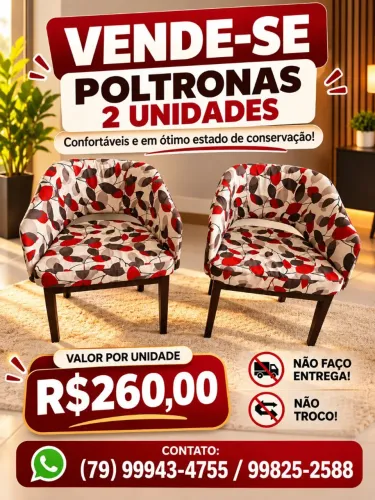 Poltronas seminovas
