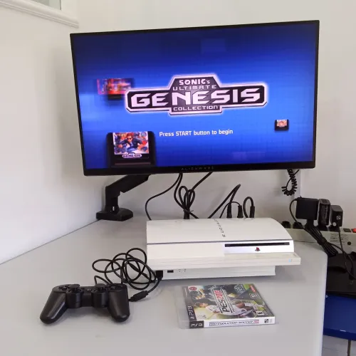 Vendo Playstation 3 Ceramic White 60gb - Ps3 Semi novo revisado - trocado os capacitor