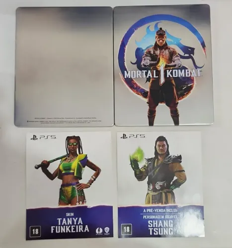 Steelbook mortal kombat 1 PS5 (Sem jogo)