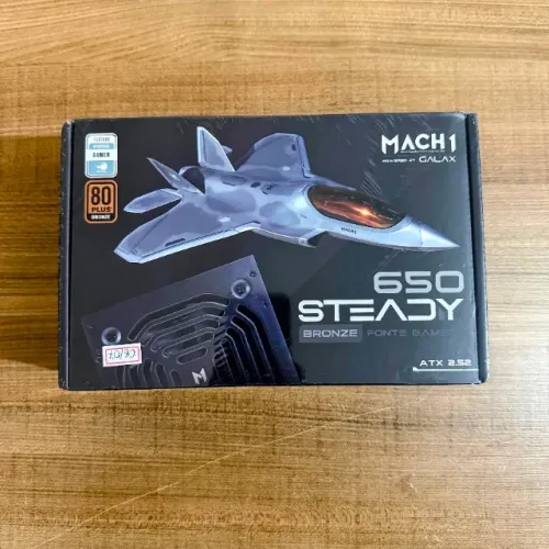 Fonte MACH1 Steady, 650W, 80 Plus Bronze, PFC Ativo