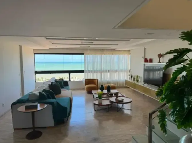 Cobertura Duplex 6 quartos 9 banheiros Manaíra com piscina privativa 4 vagas