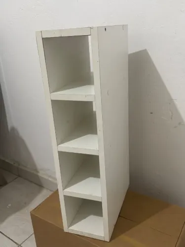 Nicho MDF Branco Prateleira de Vinhos Garrafas