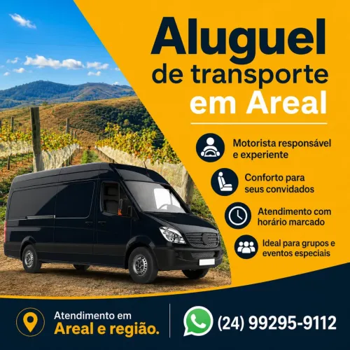 Aluguel de Van em Areal