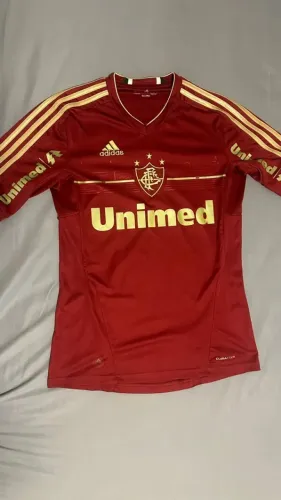 Camisa original Fluminense - Adidas grená c/ dourado P