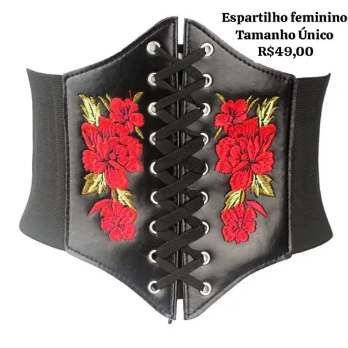 Espartilho feminino linha premium estilo e sofisticação