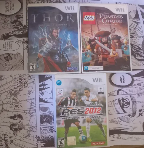 3 Jogos Originais Nintendo Wii (Faço olx pay)