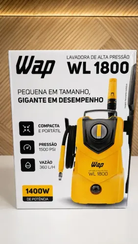 Lavadora de Alta Pressão WAP WL 1800 - Potência e Praticidade para sua Limpeza!