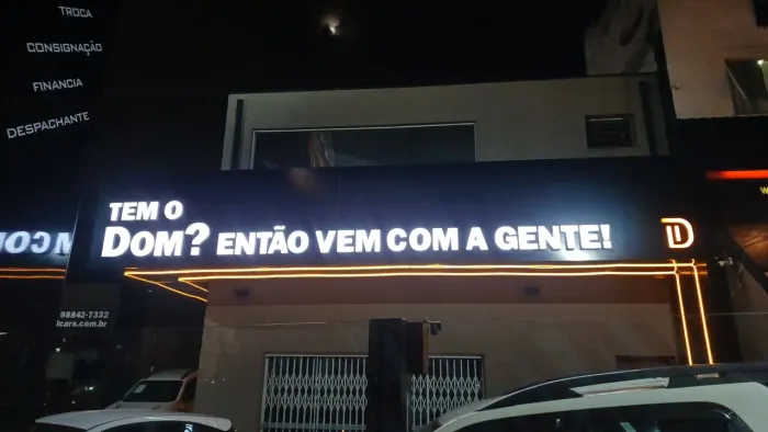 Instalação perfil led