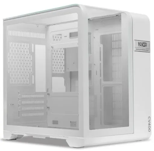 Gabinete Gamer Mancer CV400 Branco Na Caixa Zero