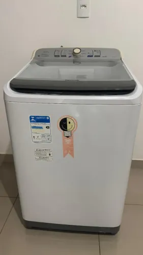 Máquina de Lavar Panasonic 12KG 110V Sistema Ciclone Função Tira Mancha Super Conservada