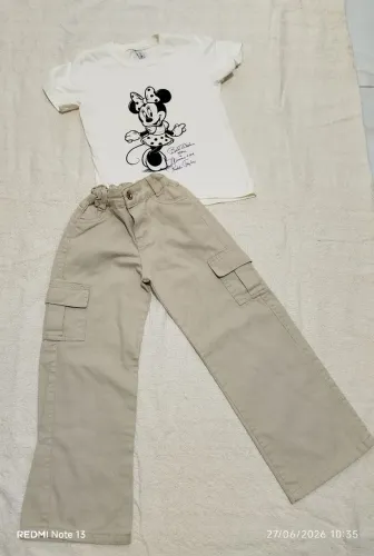 Conjunto montado tamanho 10 calça nova