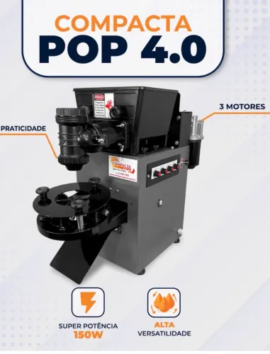 Máquina da compacta print salgados