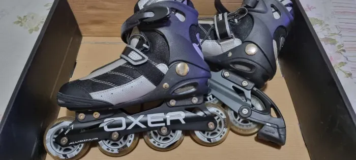 Patins Oxer Magma preto/cinza claro - nº 37