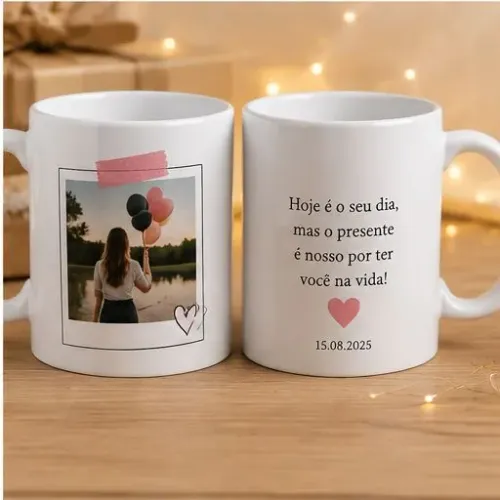 CANECA LEMBRANÇA DE CASAMENTO