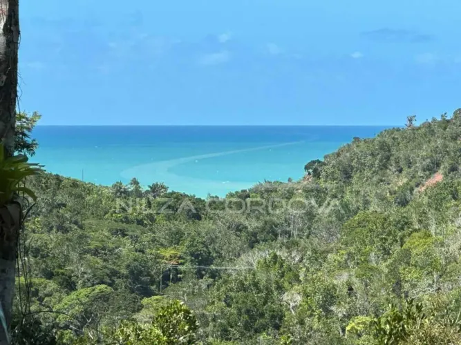 TERRENO VISTA MAR EM ARRAIAL D AJUDA E COM VISTA PARA UM VALE COM MATA ATLÂNTICA