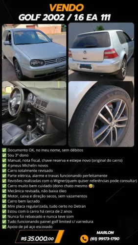 Volkswagen Golf 1.6 MI/ 1.6 MI Gener./black & Silver 2025