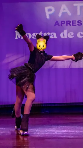 Figurino/Fantasia gata preta