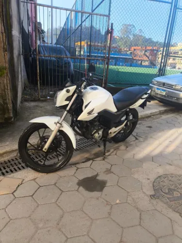 Fan 160 2018 pneus novos Levorin relação nova trava anti furto