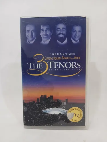 Rara fita VHs Os 3 Tenores concerto ao vivo 1994