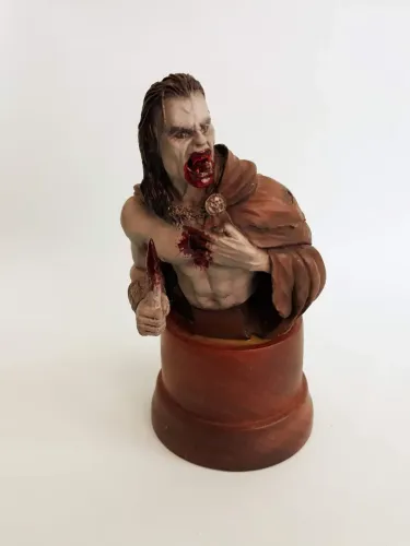 Miniatura busto vampiro céltico. 
