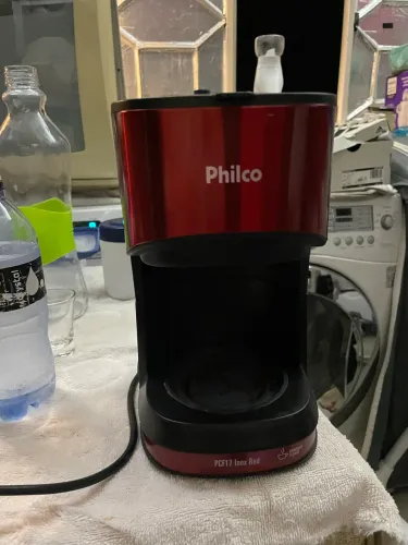 ? Cafeteira Philco PCF17 Inox Red - Leia a descrição