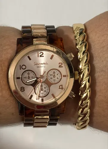 Relógio Aéropostale Feminino Rose Gold/Tartaruga - Original (2014)