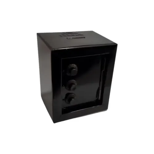 Cofrinho Compacto Fercar - Preto, Seguro e Portátil