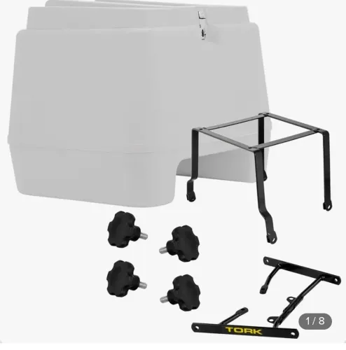Kit Báu 80 Litros + Suporte Baú