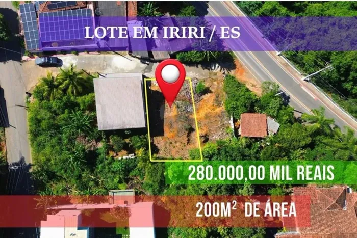 Lotes à Venda em Iriri: Vista Mar e Lagoa a 500m da Praia da Areia Preta