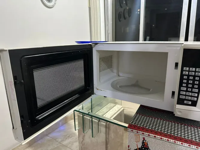 Microondas. Não está esquentando.