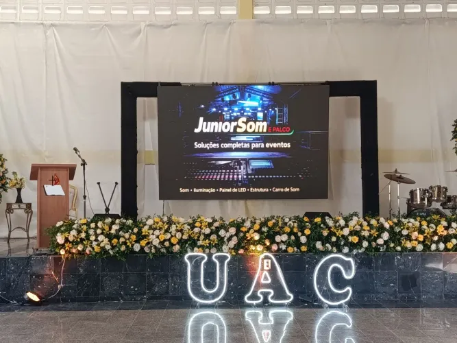 Telão de led em campina grande para locação 