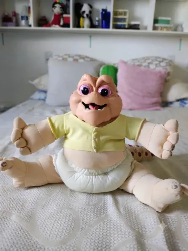 RELÍQUIA BONECO BABY "FAMÍLIA DINOSSAURO"