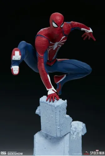Figura estátua Homen Aranha advanced suit Ps4 PCS lacrado