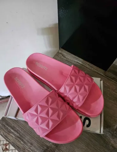 Sandalia Slide Shutz Rosa Tamanho 39