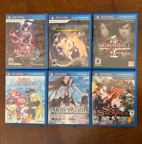 Lote de jogos Ps vita (vendo separado)